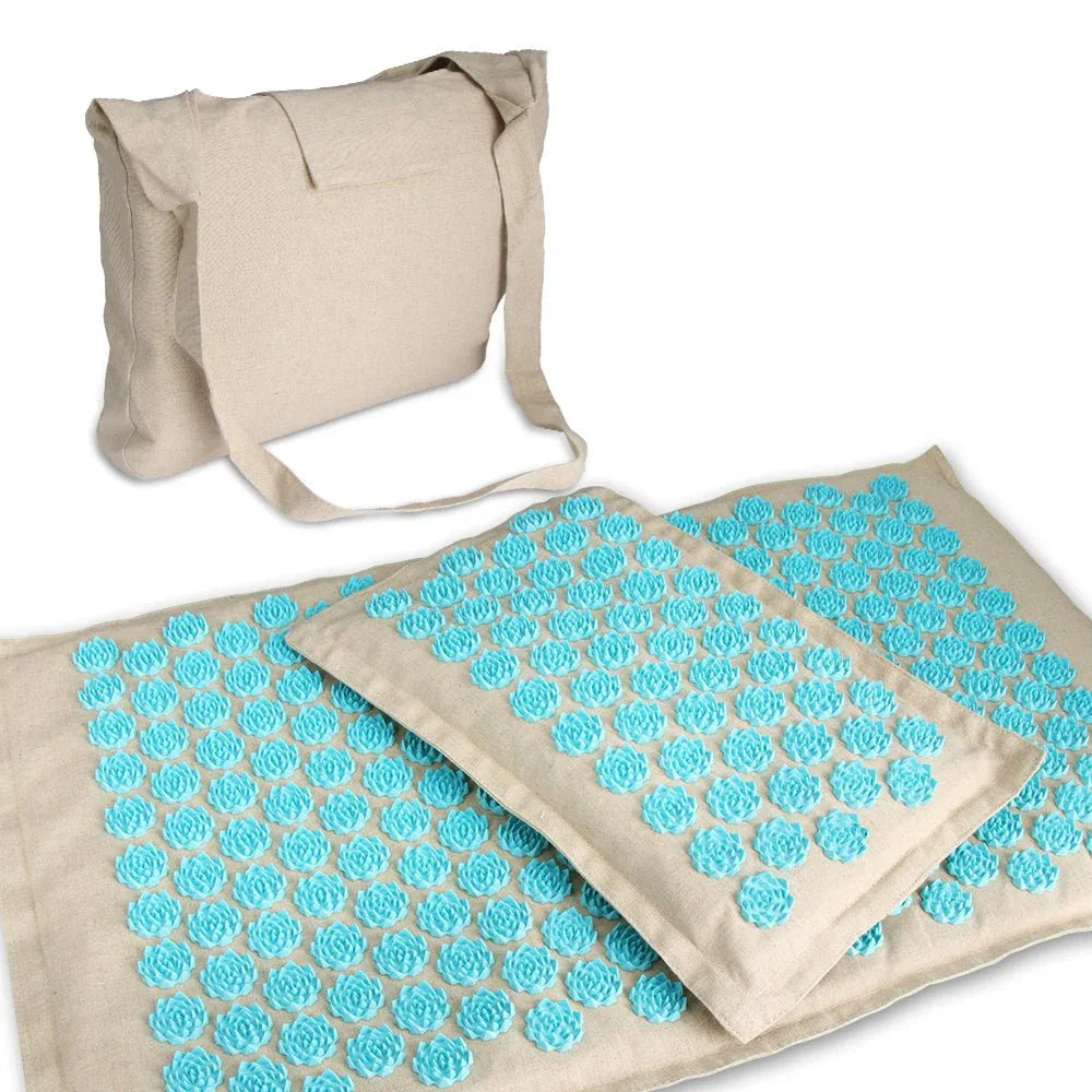 Tapis d’acupression relaxant avec oreiller de soutien | Acuva™ - Rondor
