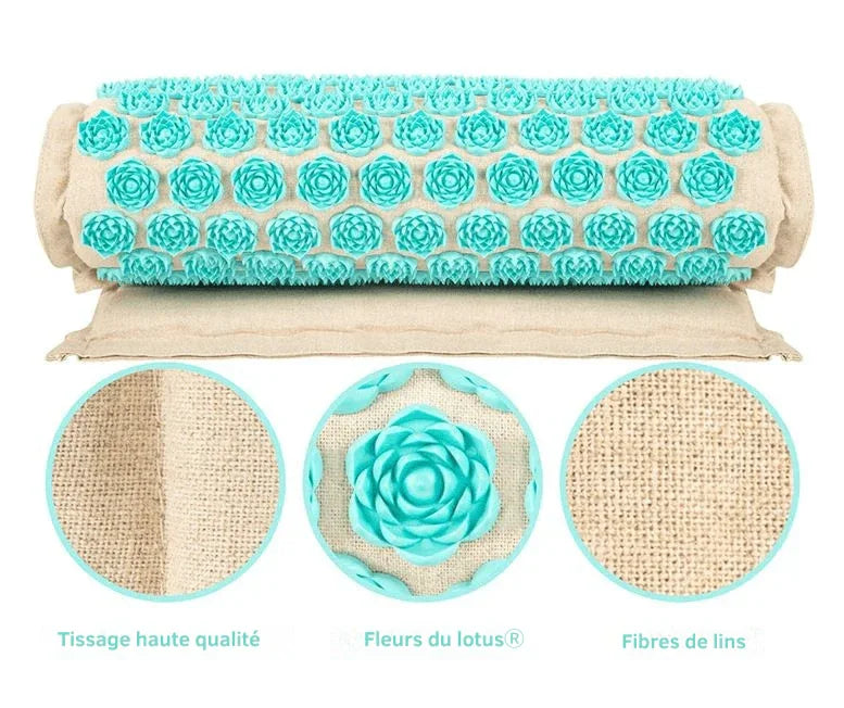 Tapis d’acupression relaxant avec oreiller de soutien | Acuva™ - Rondor