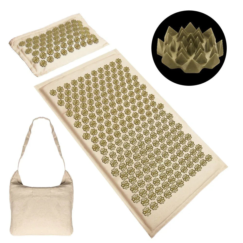 Tapis d’acupression relaxant avec oreiller de soutien | Acuva™ - Rondor