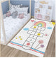 Tapis marelle coloré à motif arc-en-ciel pour enfants