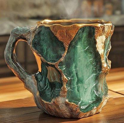 Tasse Artisanale Effet Cristal Minéral – GlaceCup | Élégance & Isolation - Rondor