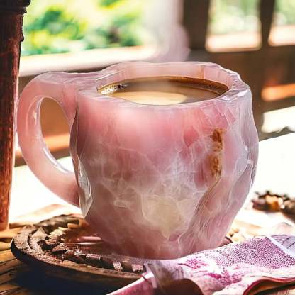 Tasse Artisanale Effet Cristal Minéral – GlaceCup | Élégance & Isolation - Rondor