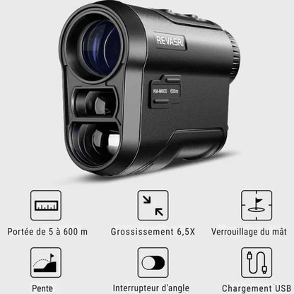 Télémètre Laser 1000M Chasse/Golf - Rondor