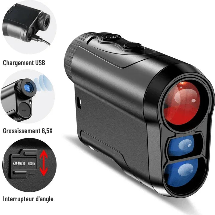 Télémètre Laser 1000M Chasse/Golf - Rondor