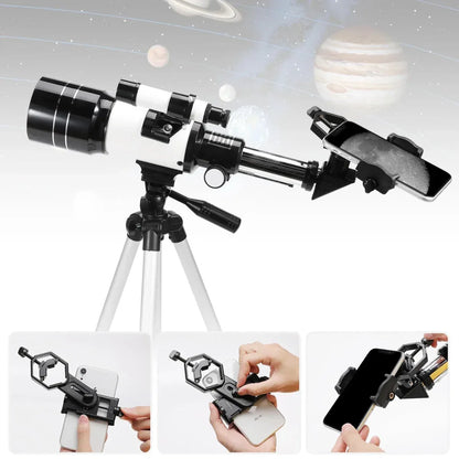 Télescope Astronomique Polyvalent - Oculaires Multiples & Accessoires Complets - Rondor