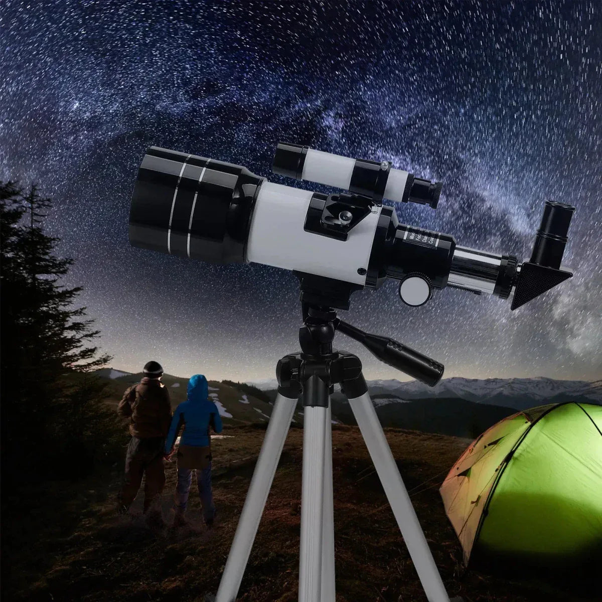 Télescope Astronomique Polyvalent - Oculaires Multiples & Accessoires Complets - Rondor