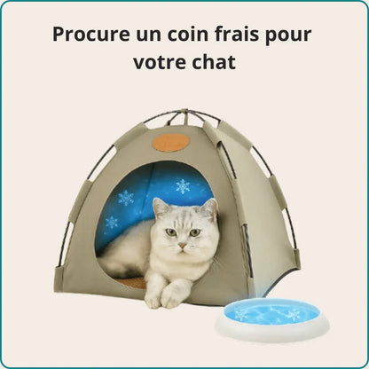 Tente rafraîchissante pour chats haut de gamme - Rondor