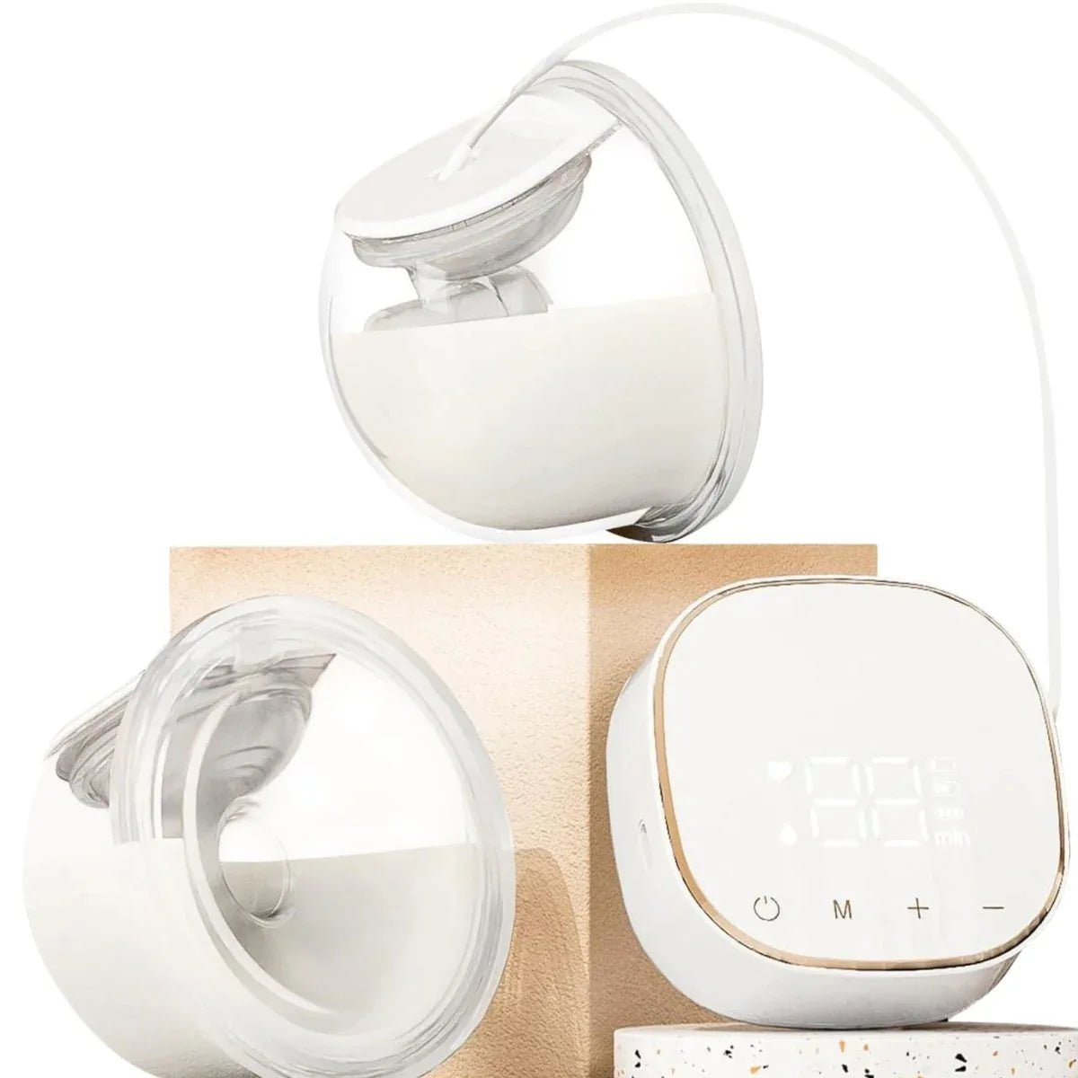 Tire - Lait Électrique Double - Intelligent et portable, avec USB, Mains Libres, Sans BPA - Rondor