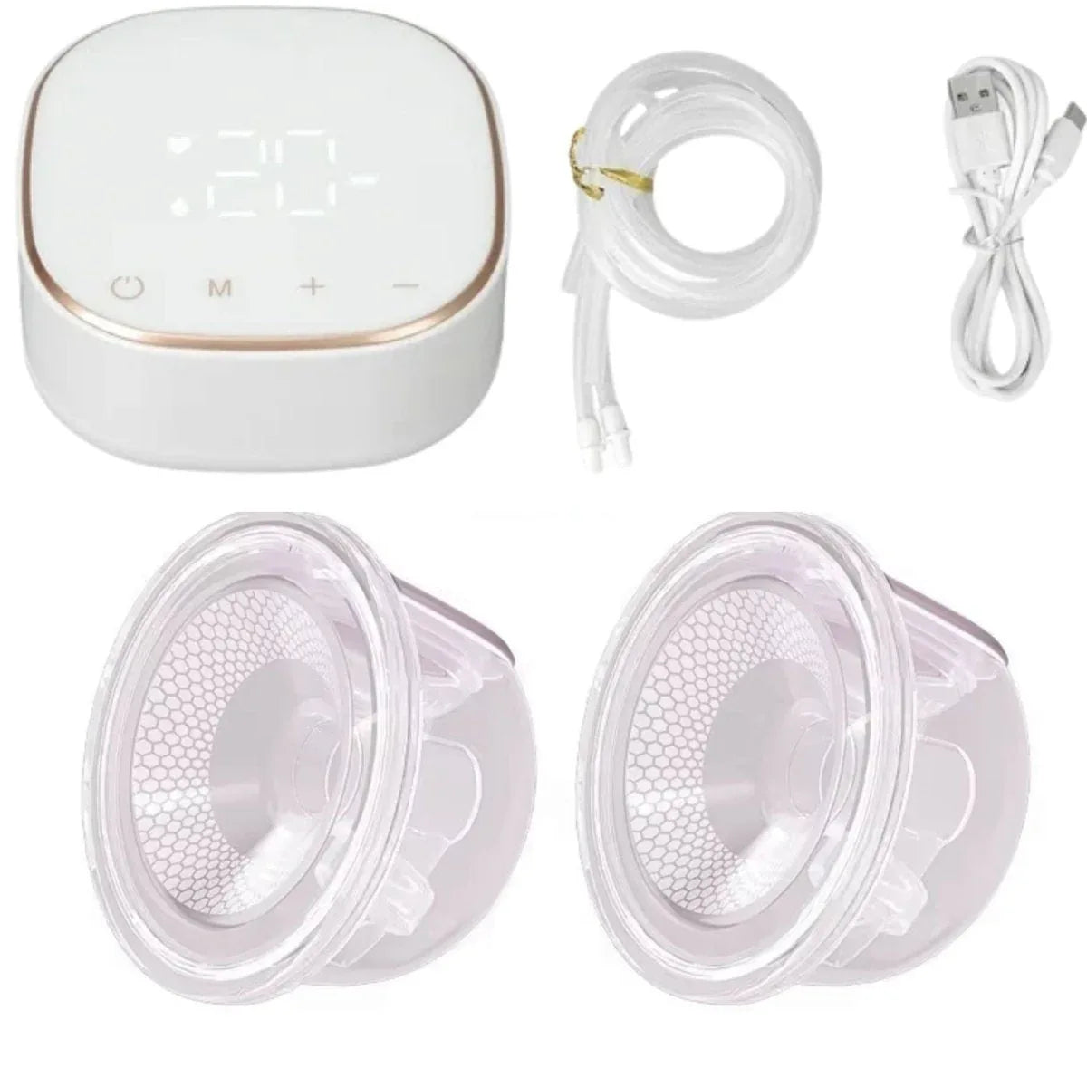 Tire - Lait Électrique Double - Intelligent et portable, avec USB, Mains Libres, Sans BPA - Rondor