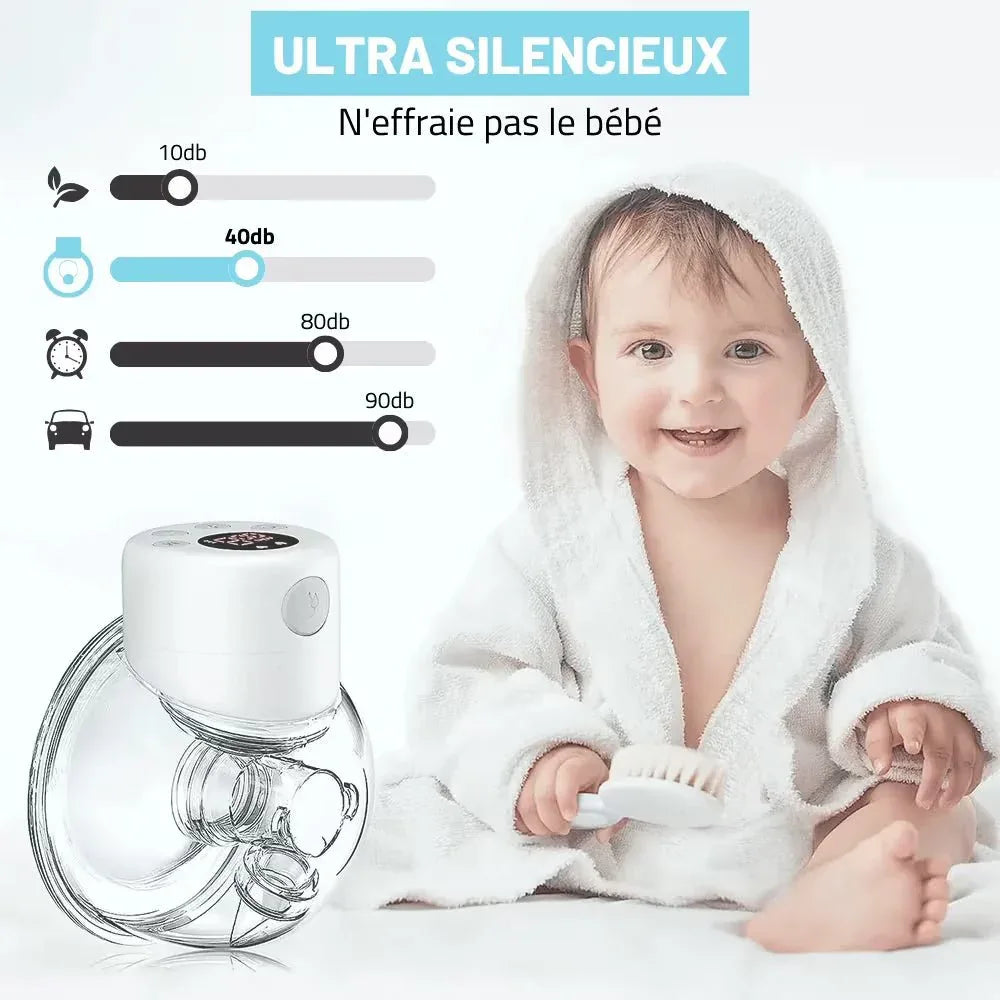 Tire - Lait Électrique Mains Libres – MomFlow® | Liberté & Confort au Quotidien - Rondor