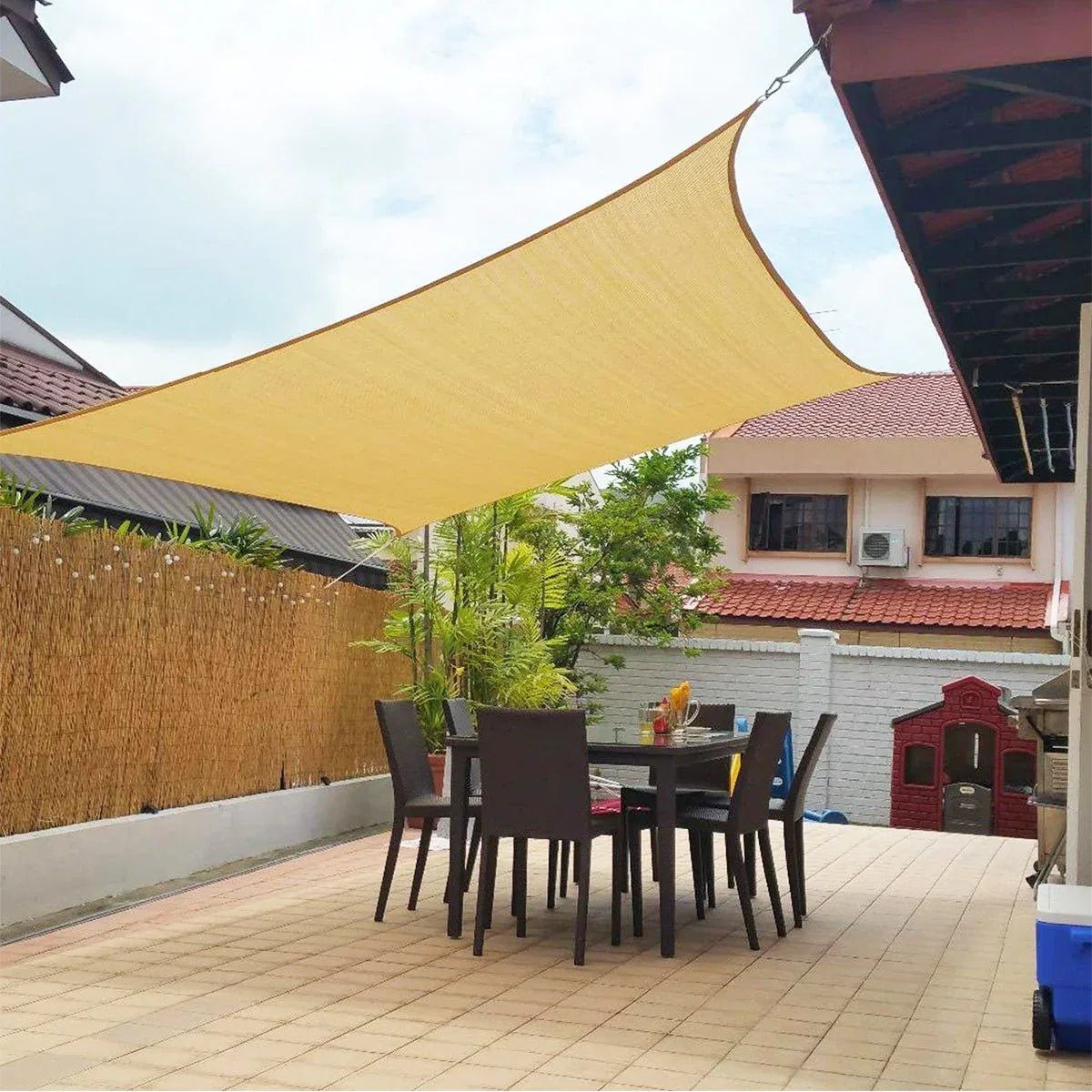 Toile d'Ombrage de Luxe Imperméable - Balcon & Terrasse - Rondor