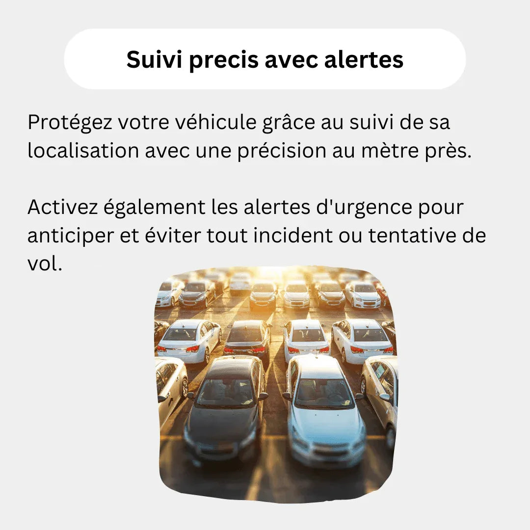 Traceur GPS pour voiture sans abonnement – Compatible iOS / Android et suivi précis 24/7 - Rondor
