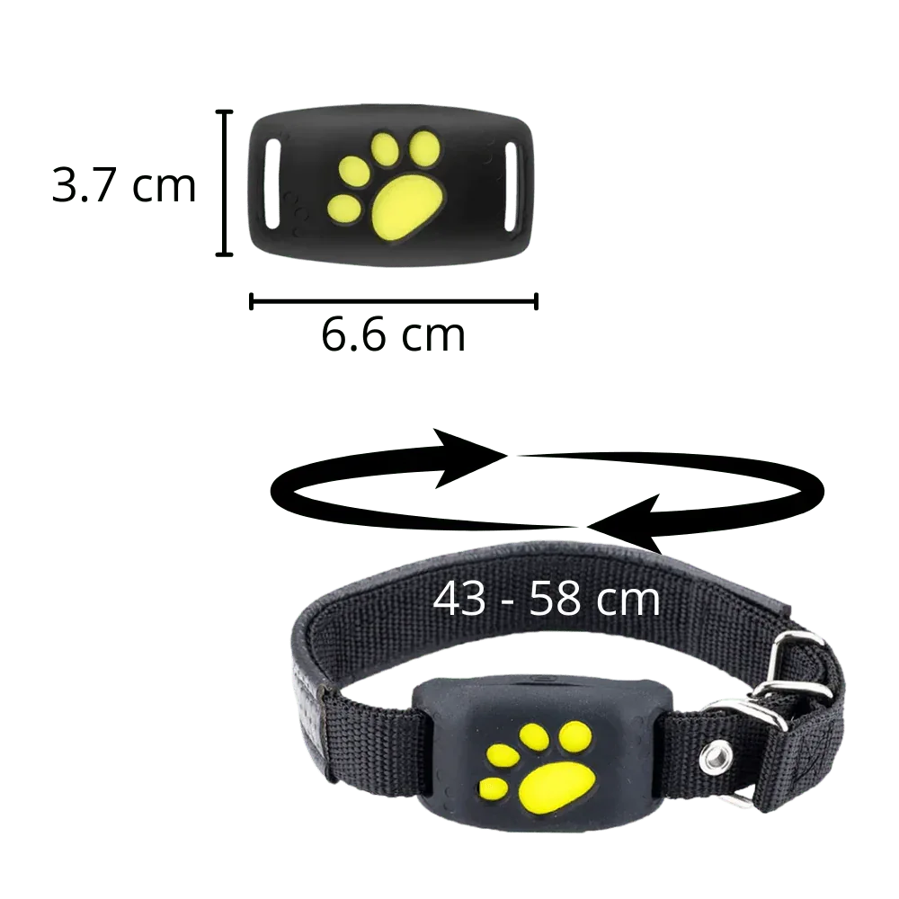 TrackMyCat™ - Dispositif de localisation de traqueur GPS Cat pour animaux de compagnie - Rondor
