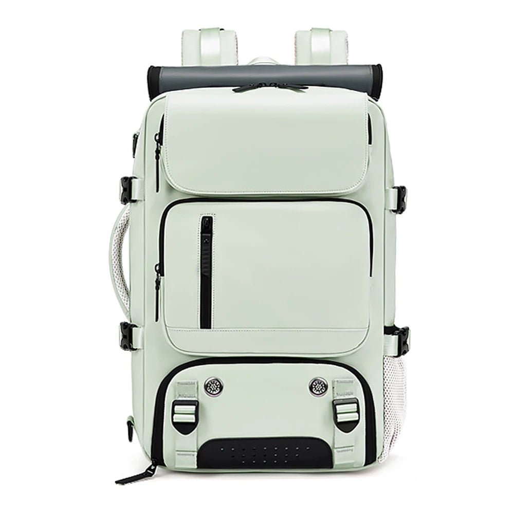 TRAVELMAX Pack – Sac à dos de voyage imperméable avec port USB, compartiment à chaussures et poche anti-vol