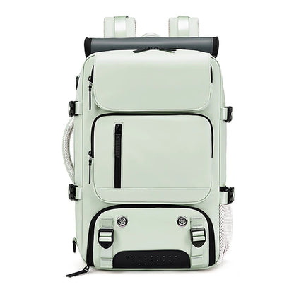 TRAVELMAX Pack – Sac à dos de voyage imperméable avec port USB, compartiment à chaussures et poche anti-vol