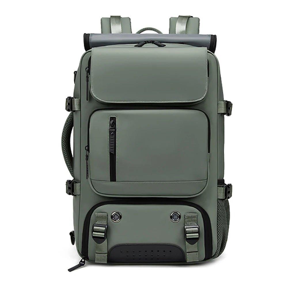 TRAVELMAX Pack – Sac à dos de voyage imperméable avec port USB, compartiment à chaussures et poche anti-vol