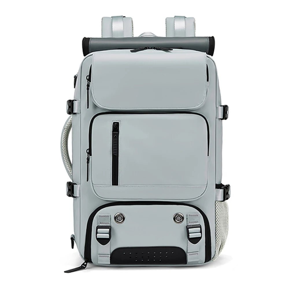 TRAVELMAX Pack – Sac à dos de voyage imperméable avec port USB, compartiment à chaussures et poche anti-vol