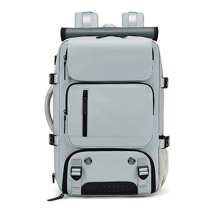 TRAVELMAX Pack – Sac à dos de voyage imperméable avec port USB, compartiment à chaussures et poche anti-vol