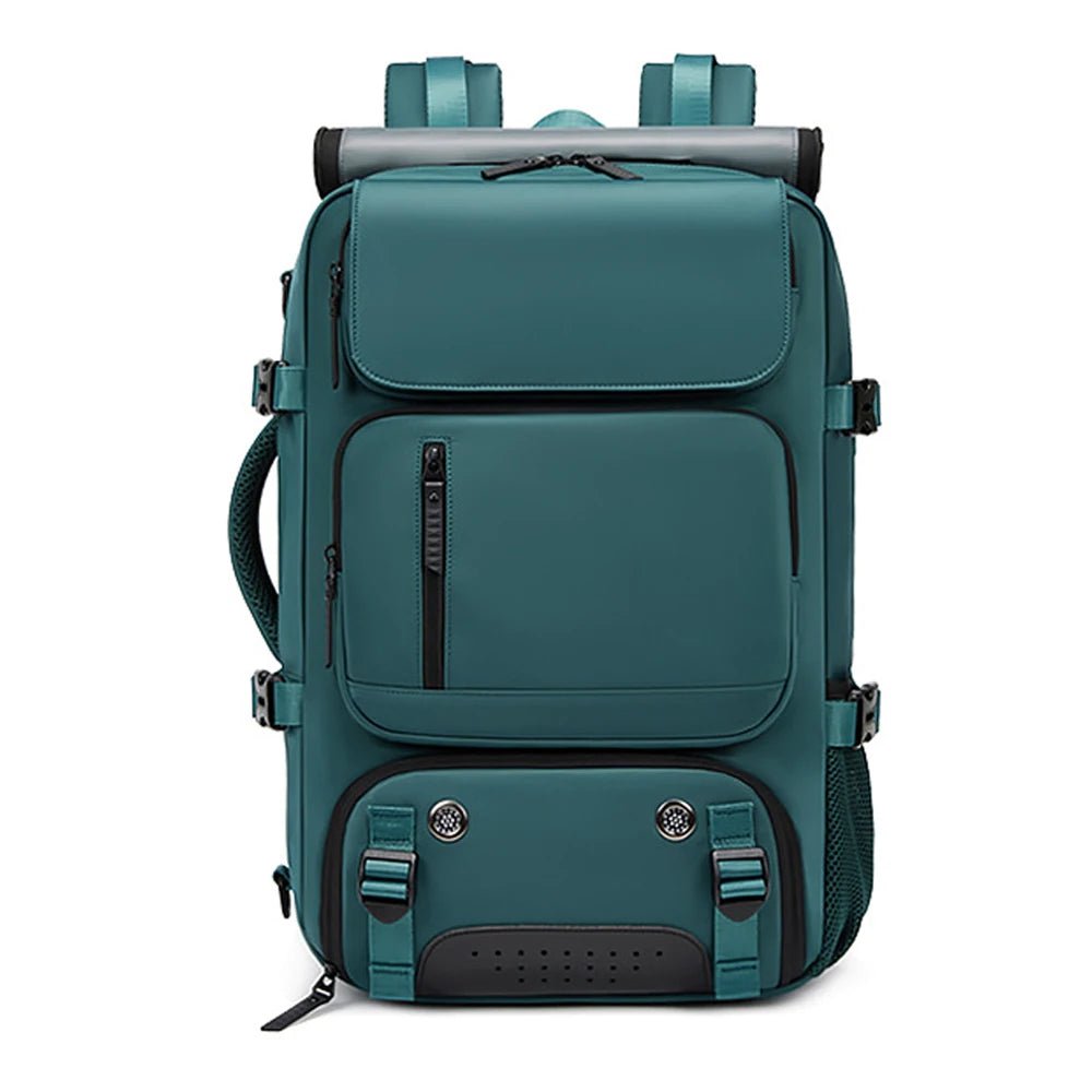 TRAVELMAX Pack – Sac à dos de voyage imperméable avec port USB, compartiment à chaussures et poche anti-vol