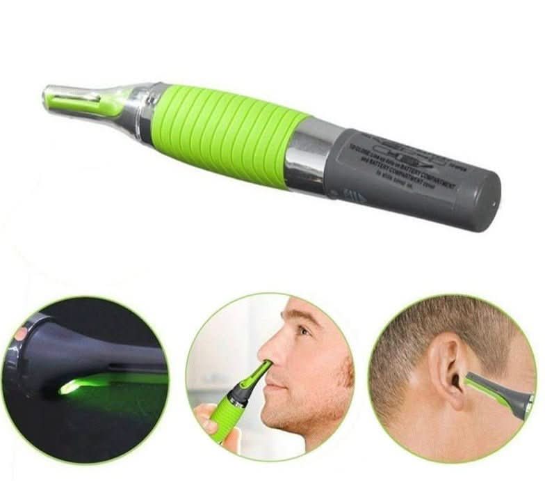 Trimmaster - Tondeuse de précision pour le nez et les oreilles avec lumière LED pour une épilation en douceur - Rondor