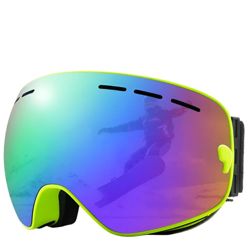 Lunettes de ski unisexes à double couche anti-buée