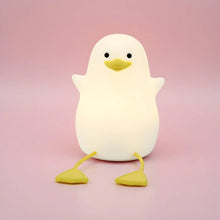 Veilleuse Canard Assis LED Rechargeable – Lampe Enfant Tactile en Silicone - Rondor