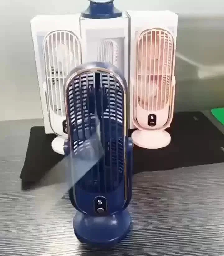 Ventilateur de Refroidissement AeroLux Elite | Double Moteur, Rotation à 720°, Rechargeable par USB & Ultra Silencieux pour un Confort Ultime Partout - Rondor