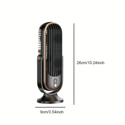 Ventilateur de Refroidissement AeroLux Elite | Double Moteur, Rotation à 720°, Rechargeable par USB & Ultra Silencieux pour un Confort Ultime Partout - Rondor