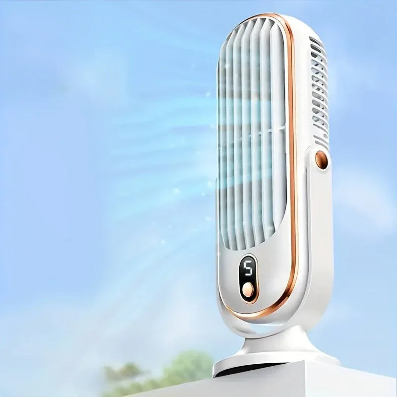 Ventilateur de Refroidissement AeroLux Elite | Double Moteur, Rotation à 720°, Rechargeable par USB & Ultra Silencieux pour un Confort Ultime Partout - Rondor