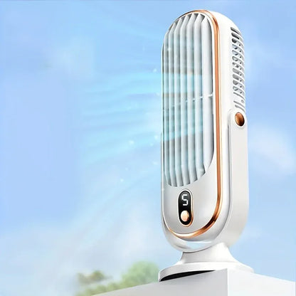 Ventilateur de Refroidissement AeroLux Elite | Double Moteur, Rotation à 720°, Rechargeable par USB & Ultra Silencieux pour un Confort Ultime Partout - Rondor