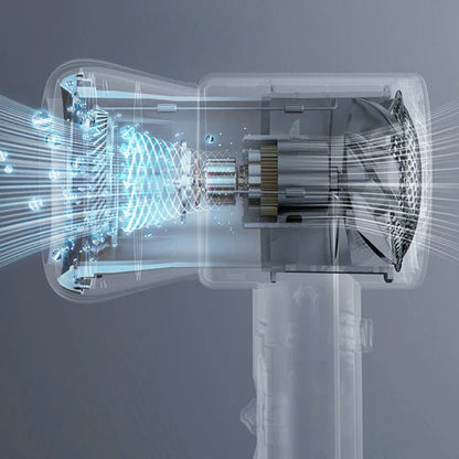 Ventilateur portable industriel puissant de 130 000 tr/min avec souffleur haute vitesse - Mini souffleuse à neige - Rondor