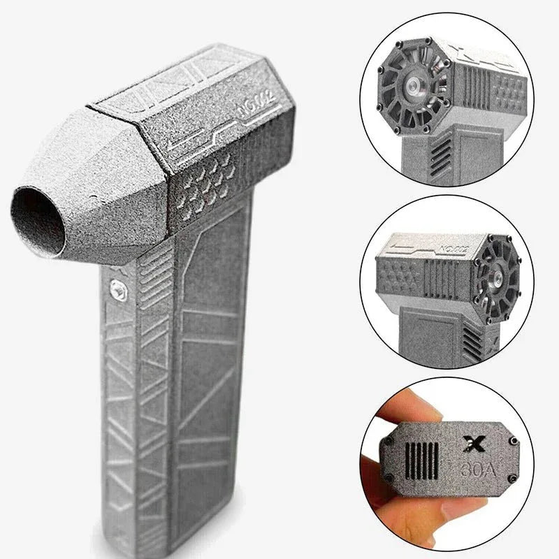 Ventilateur portable industriel puissant de 130 000 tr/min avec souffleur haute vitesse - Mini souffleuse à neige - Rondor