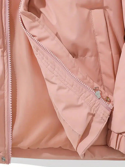 Veste d'Hiver Classique Matelassée à Capuche Femmes - Rondor