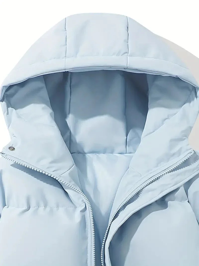 Veste d'Hiver Classique Matelassée à Capuche Femmes - Rondor