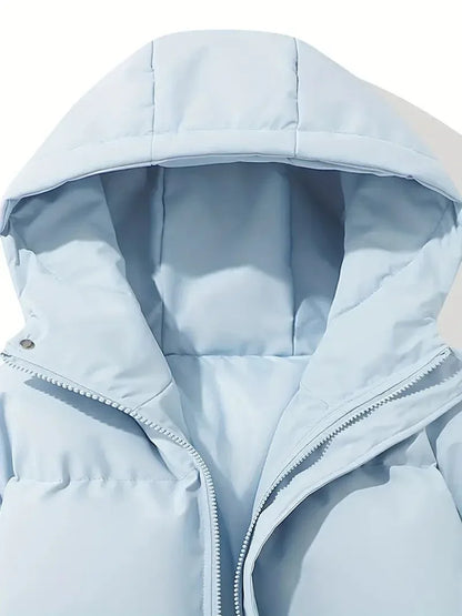 Veste d'Hiver Classique Matelassée à Capuche Femmes - Rondor