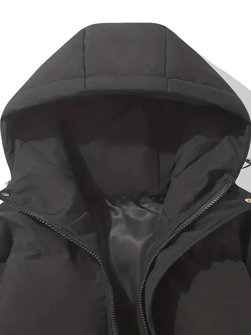 Veste d'Hiver Classique Matelassée à Capuche Femmes - Rondor