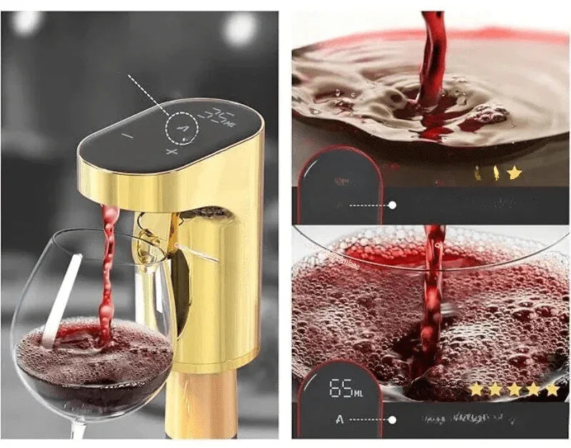 VinLuxe – Décanteur Électrique Portable pour une Aération Instantanée du Vin - Rondor
