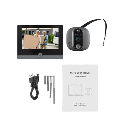 VisionePro - Sonnette Vidéo WiFi avec Angle Large et Vision Nocturne - Rondor