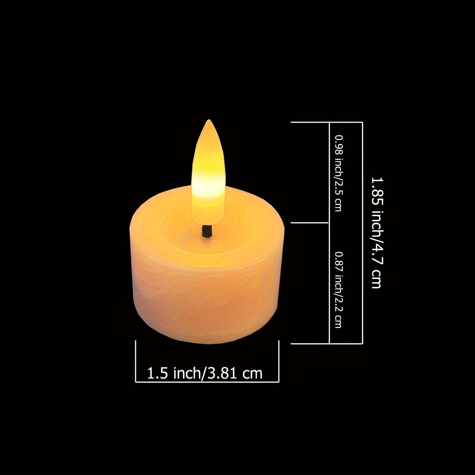 Ensemble de Bougies LED Securisées - Télécommande & Minuteur Dimmable