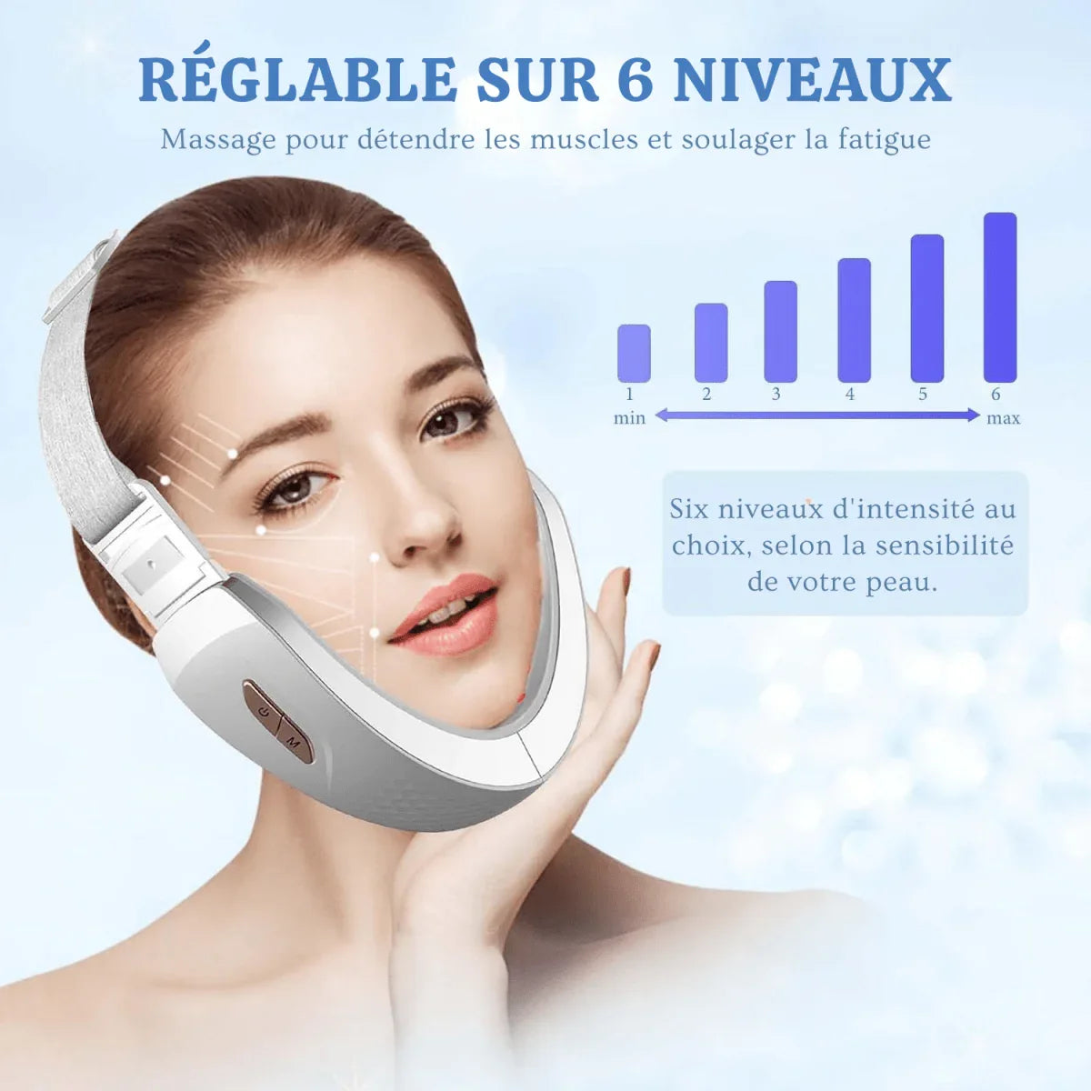 V‑Line EMS 6‑en‑1 – Lifting & Élasticité Cutané - Rondor