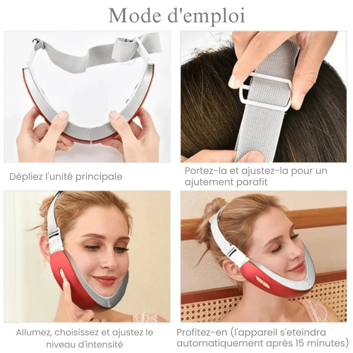 V‑Line EMS 6‑en‑1 – Lifting & Élasticité Cutané - Rondor