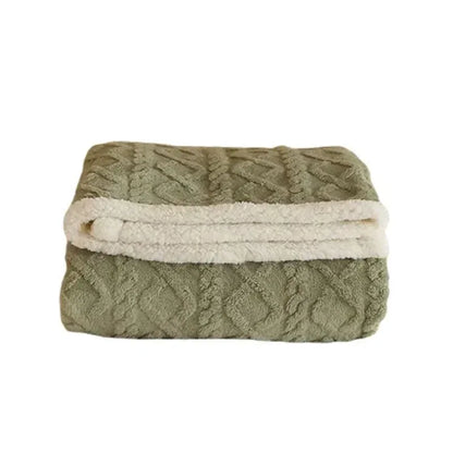 WarmWool - Couverture hiver laine d’agneau épaisse | RONDOR - Rondor