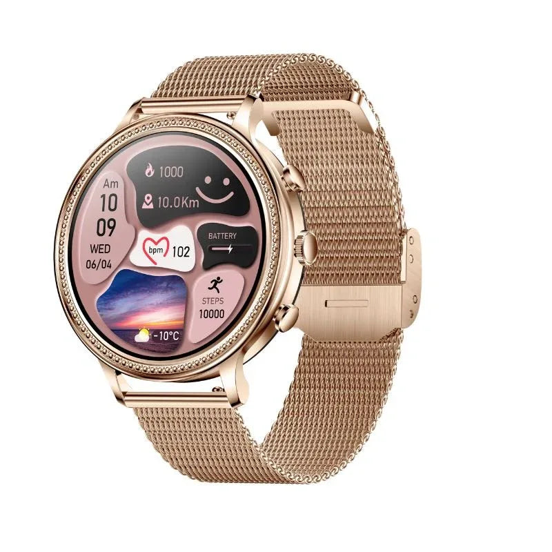 Watchily SmartLady | Montre Connectée Femme | Appels, SMS & Suivi Santé - Rondor