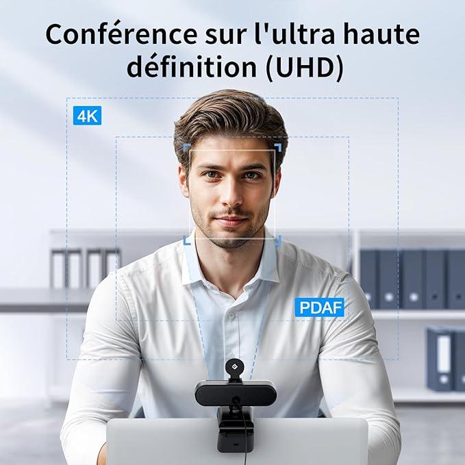 Webcam 4K Micro Intégré - Rondor