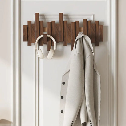 WoodFlex - Stilvolle Holzgarderobe mit flexiblen Magnethaken