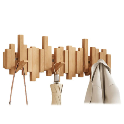 WoodFlex - Stilvolle Holzgarderobe mit flexiblen Magnethaken